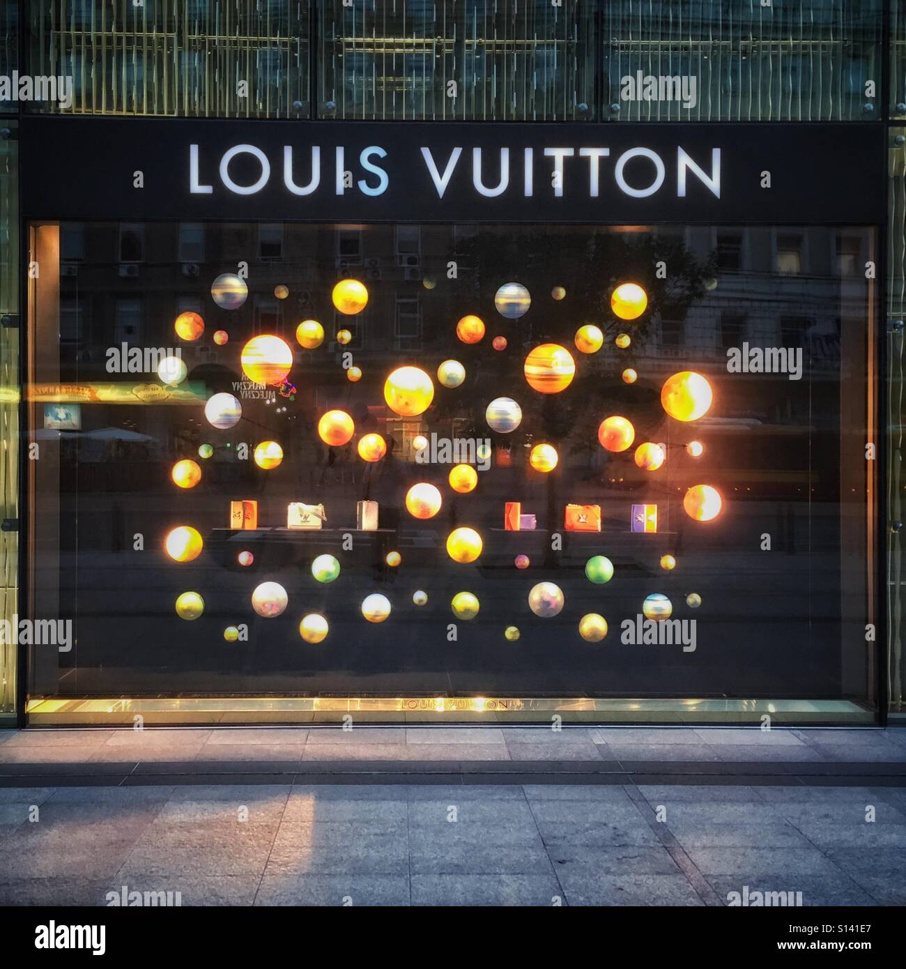 Louis Vuitton shop in Warsaw Stock Photo - Alamy