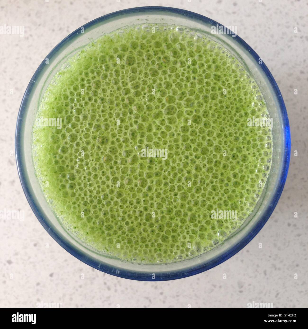 Spinach & Kale smoothie - Smartphone Captured Stock Image