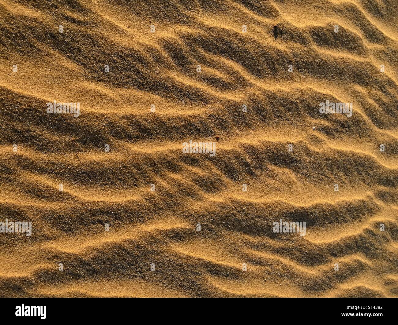Sand ripples. - Smartphone Captured Stock Image