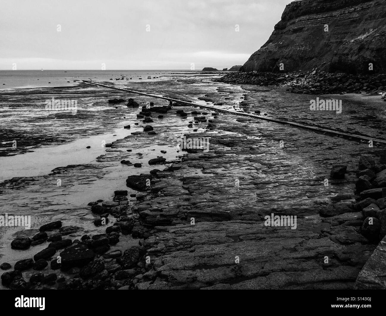 East beach at Whitby Stock Photo