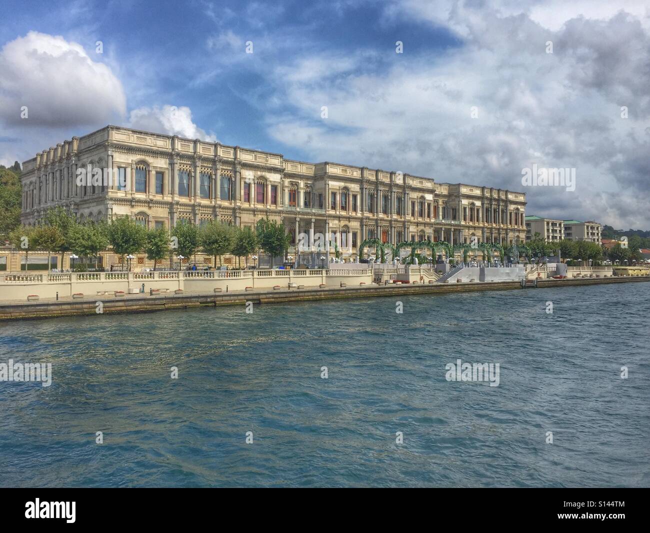 Cirahan Palace - Istanbul Turkey - Smartphone Captured Stock Image