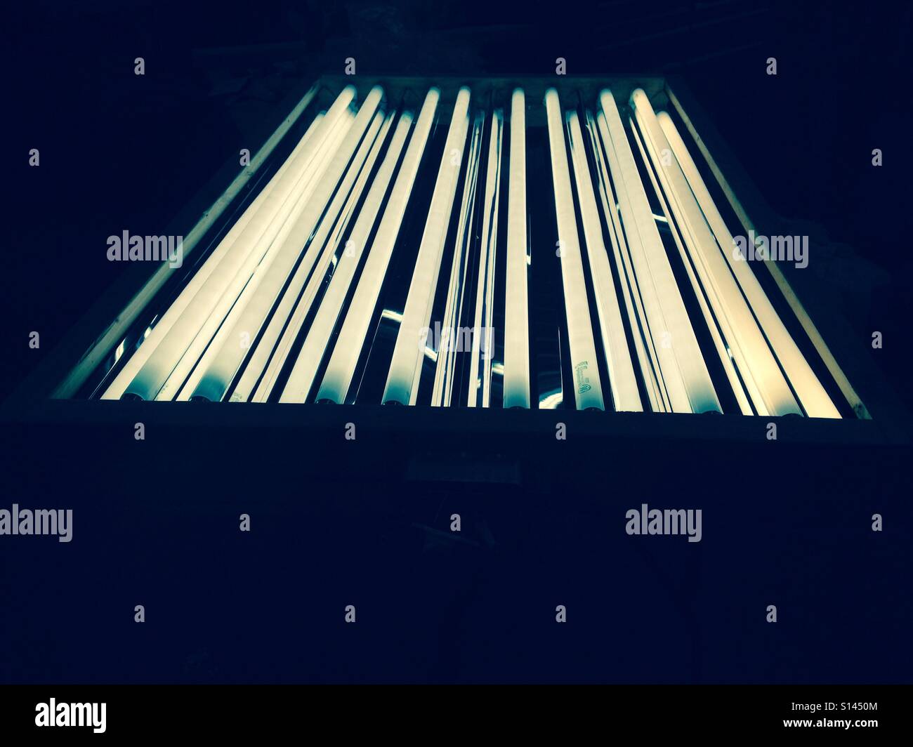 Dark room bright light Stock Photo Alamy