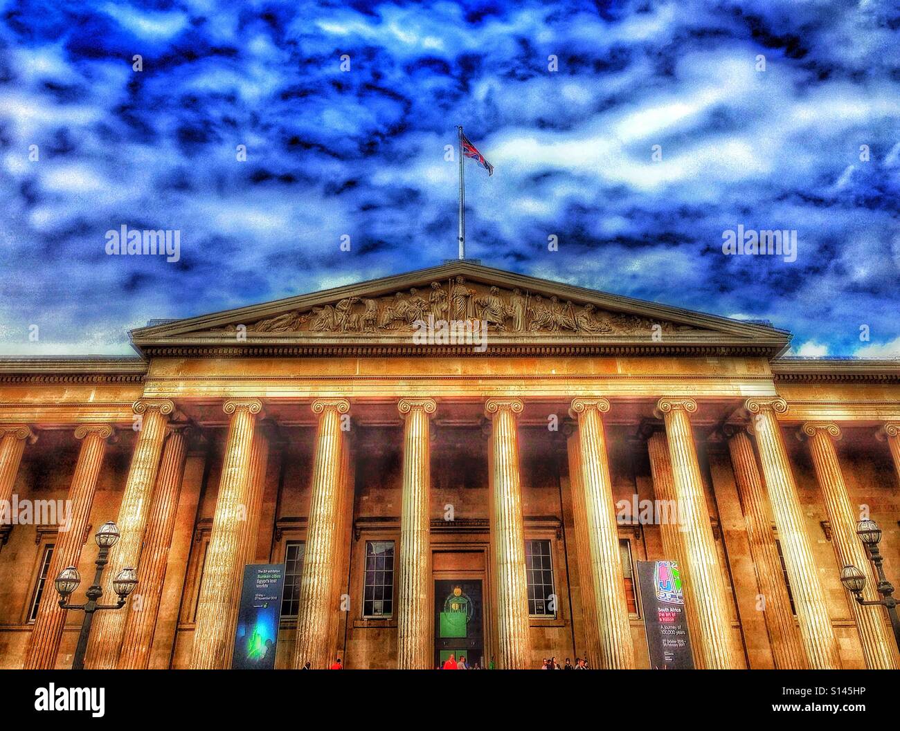 The British museum. - Smartphone Captured Stock Image