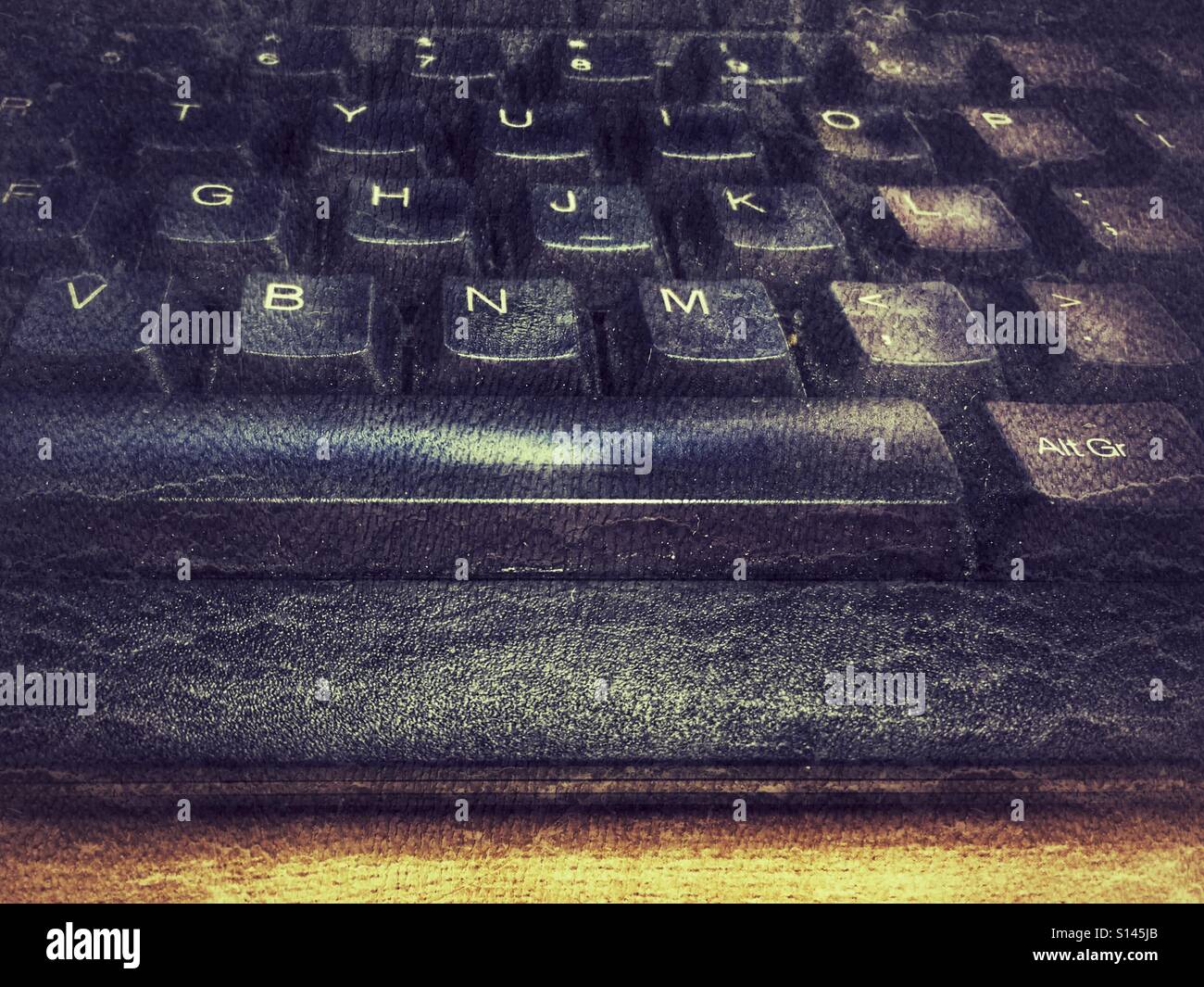 Computer keyboard - Smartphone Captured Stock Image