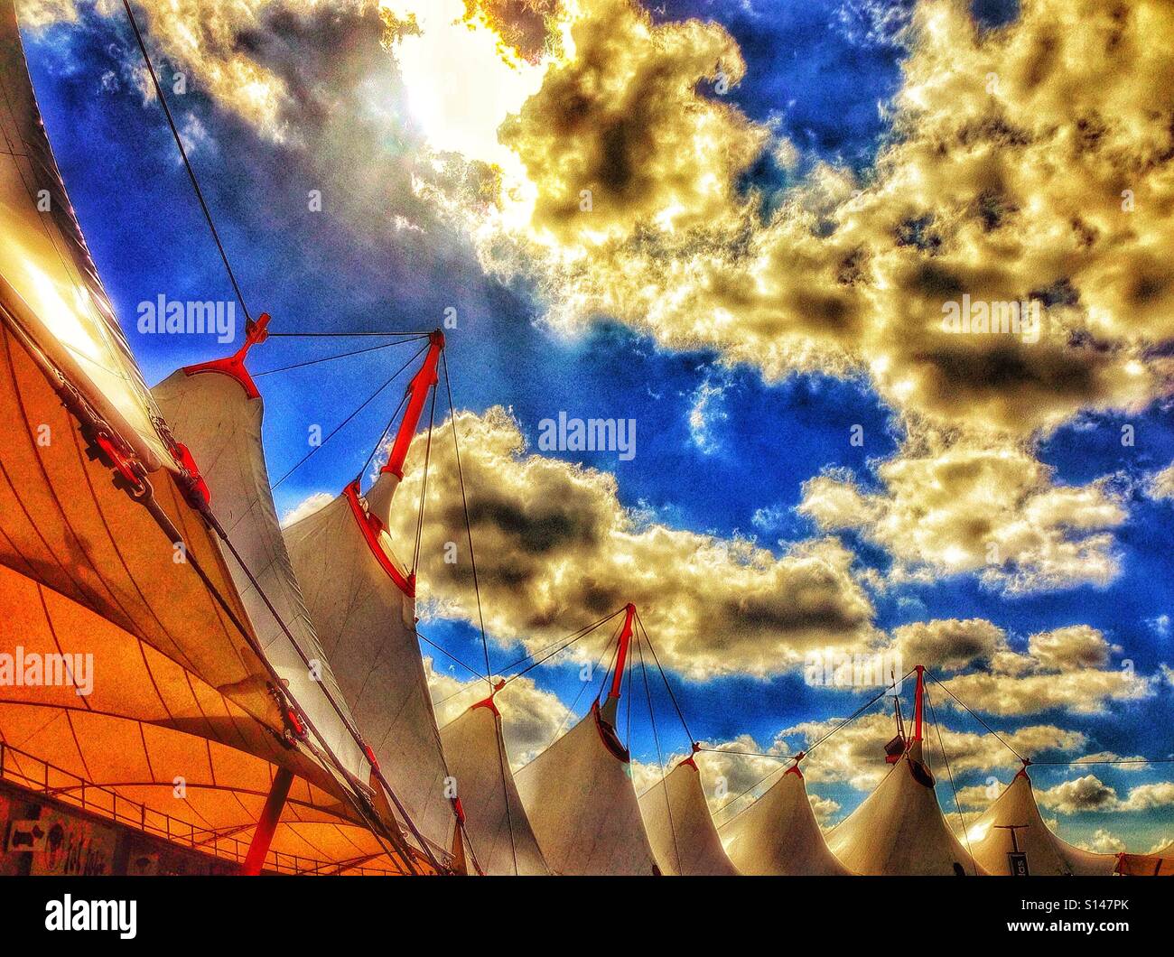 Ashford designer village. - Smartphone Captured Stock Image