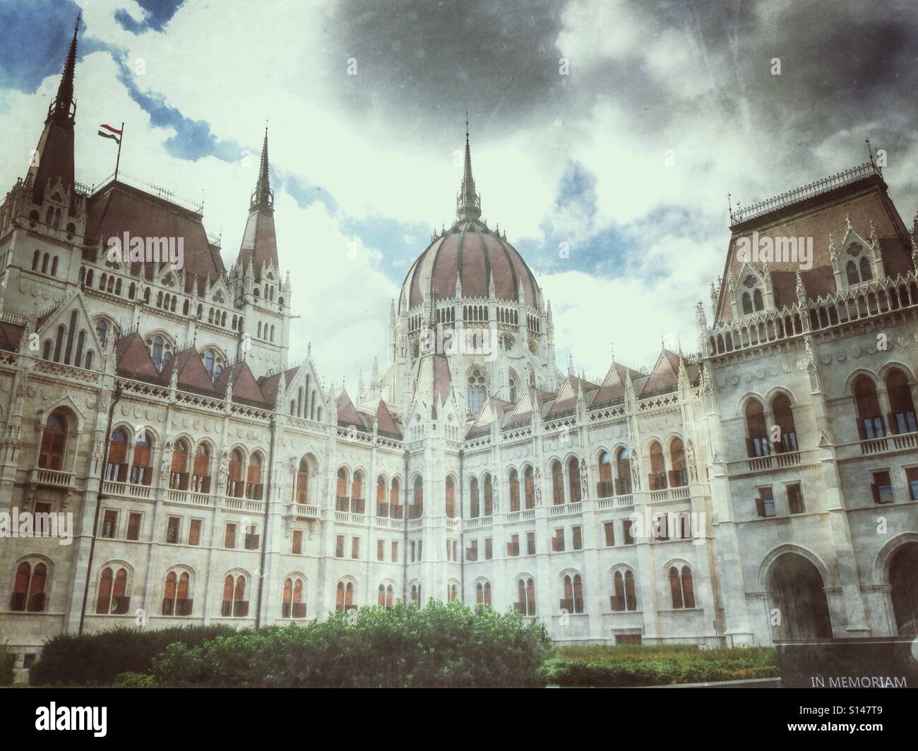Parliament building in Budapest, Hungary - Smartphone Captured Stock Image