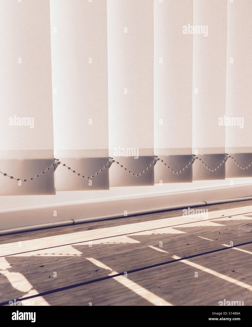 Sunlight and widow blinds - Smartphone Captured Stock Image