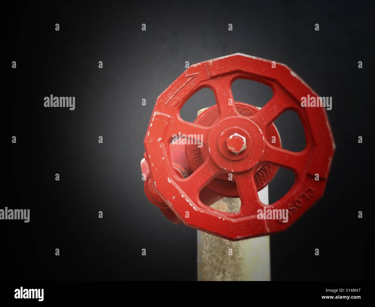 Fire safety equipment. - Smartphone Captured Stock Image