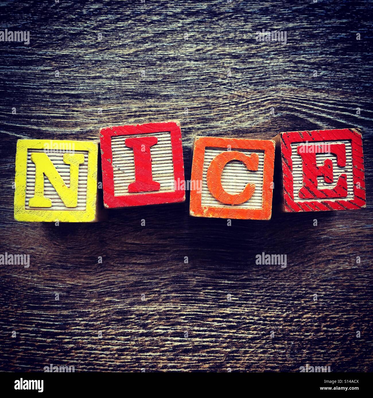 NICE Word Written With Wood Block Characters Stock Photo Alamy nice-word-written-with-wood-block-characters-stock-photo-alamy