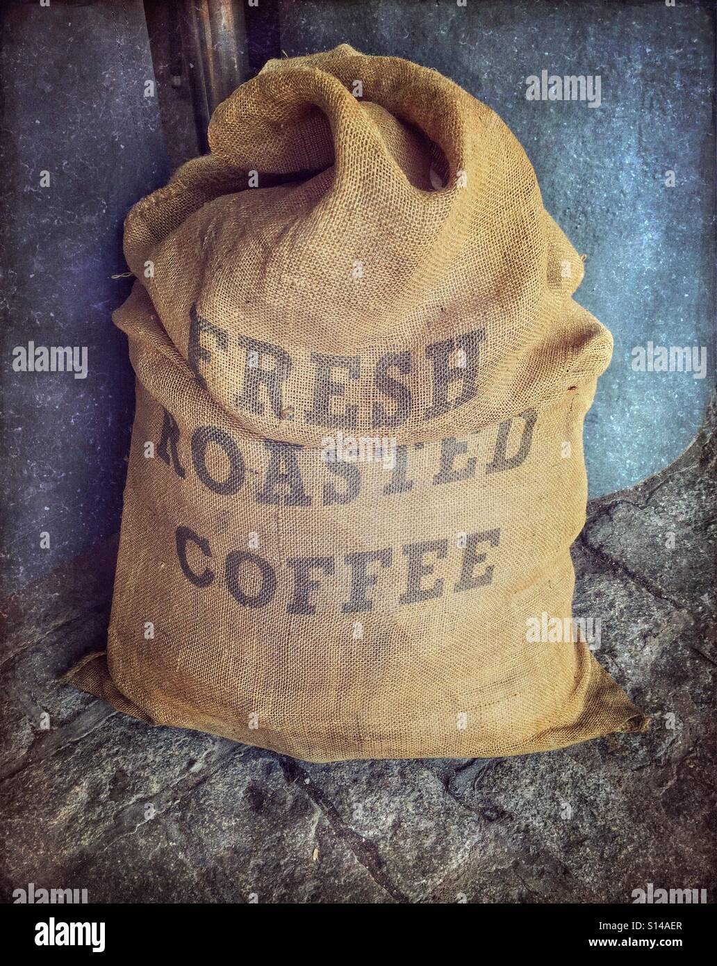 Coffee sack - Smartphone Captured Stock Image