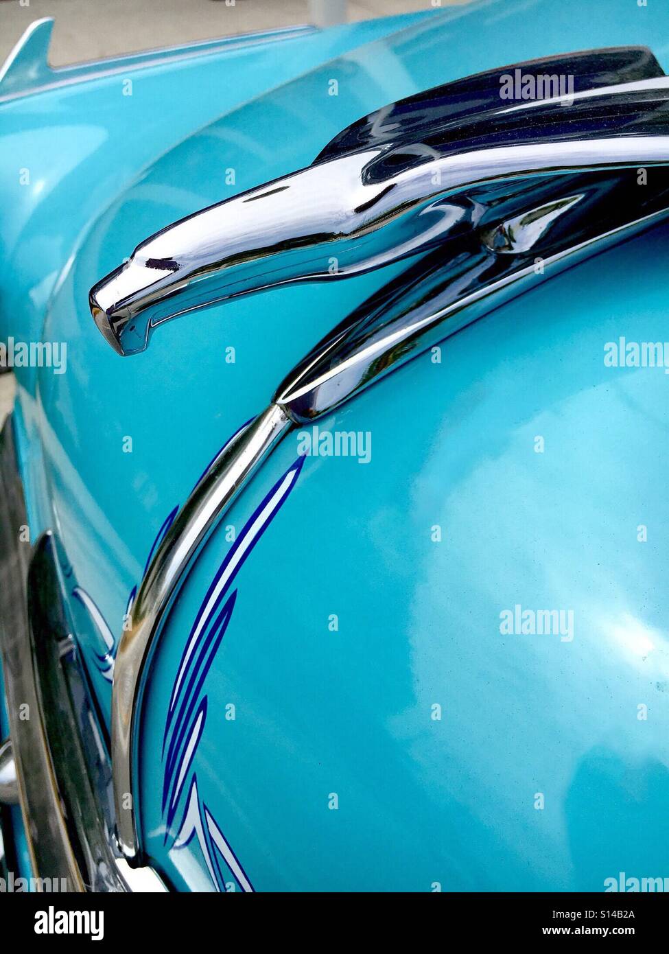 1953 Chevy 210 American Classic Hood Ornament Stock Photo Alamy