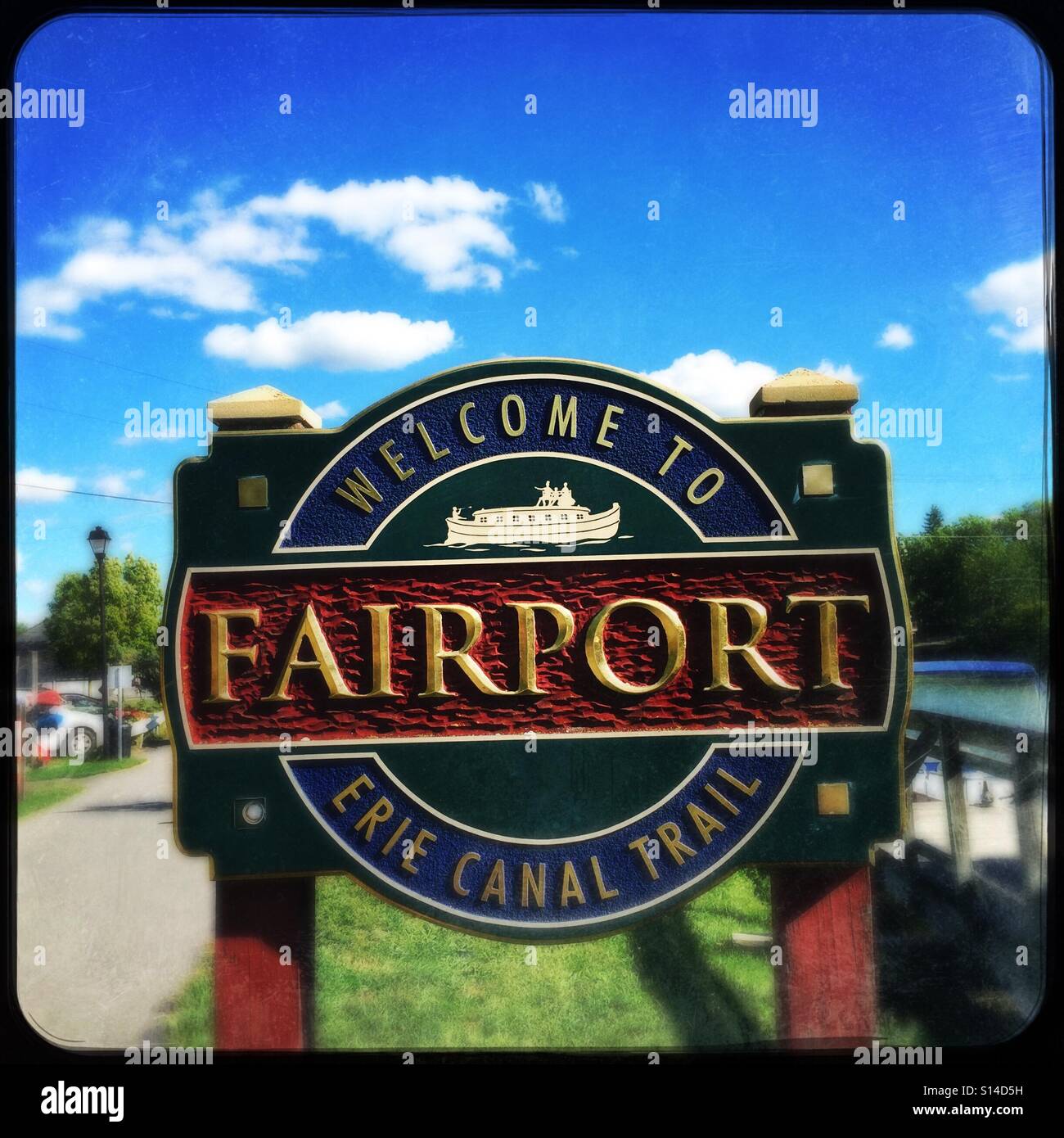 My home town - Smartphone Captured Stock Image