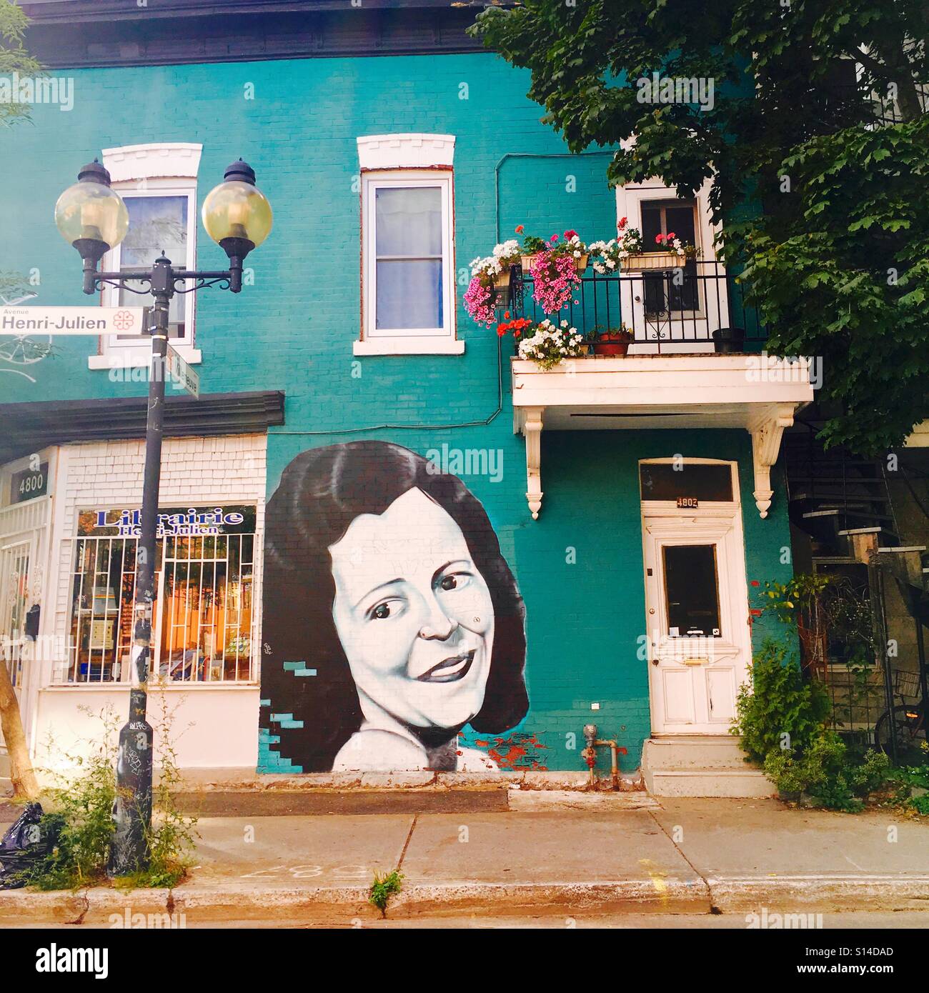 Plateau mont royal, Montreal - Smartphone Captured Stock Image