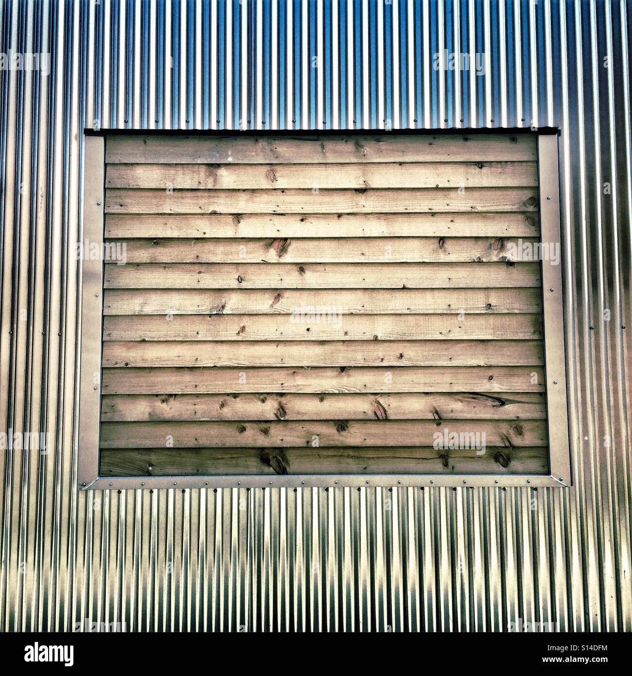 A blocked up window Stock Photo Alamy