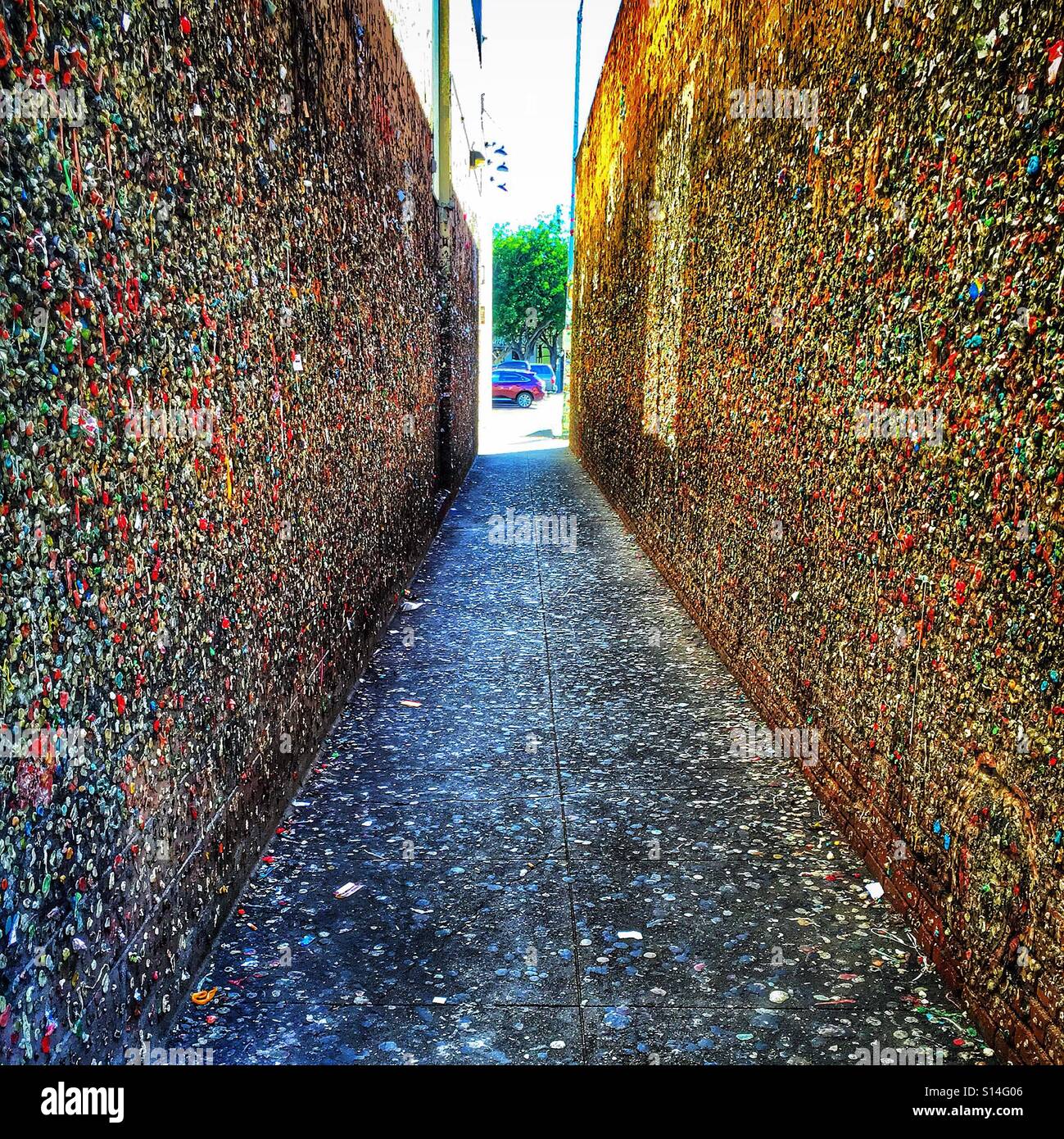 Bubblegum Alley In San Luis Obispo Stock Photo Alamy