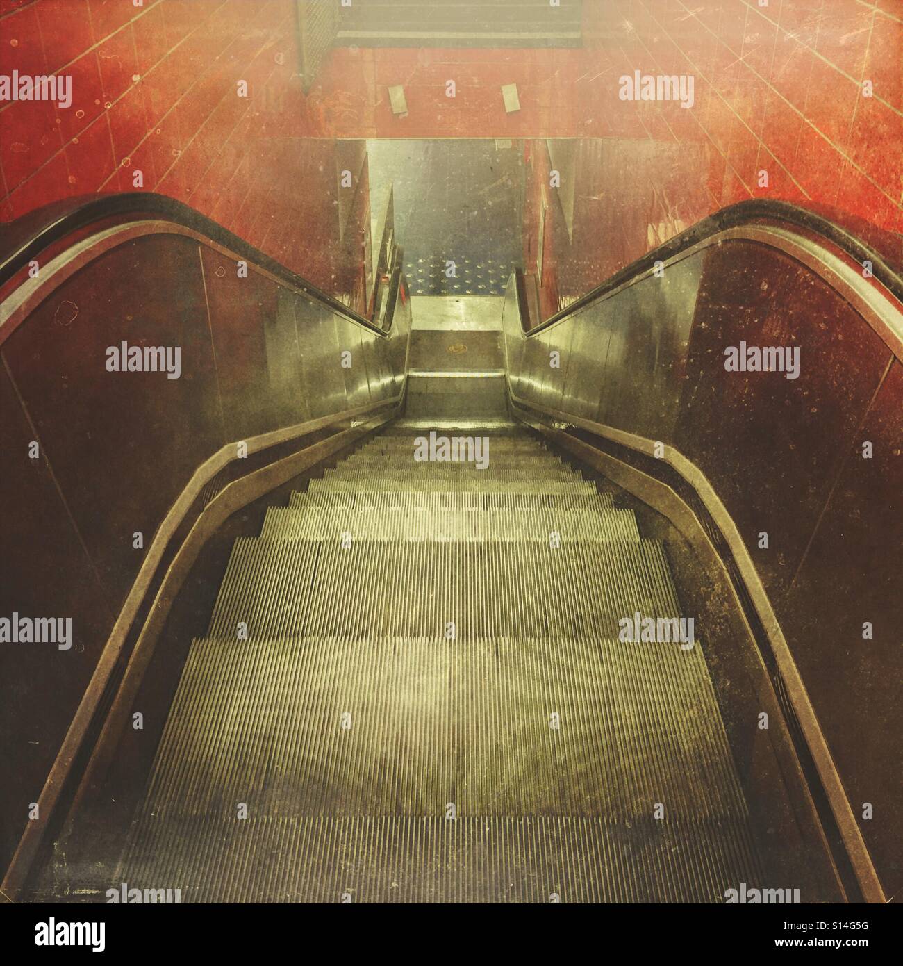 Down towards the tracks - Smartphone Captured Stock Image