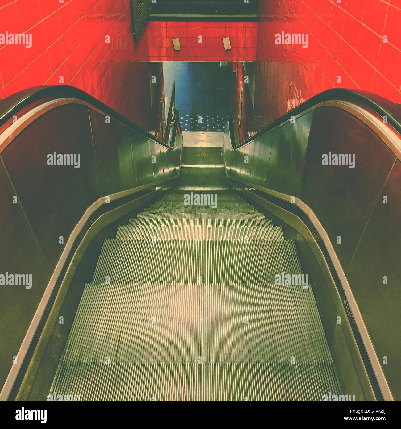 Down towards the tracks - Smartphone Captured Stock Image