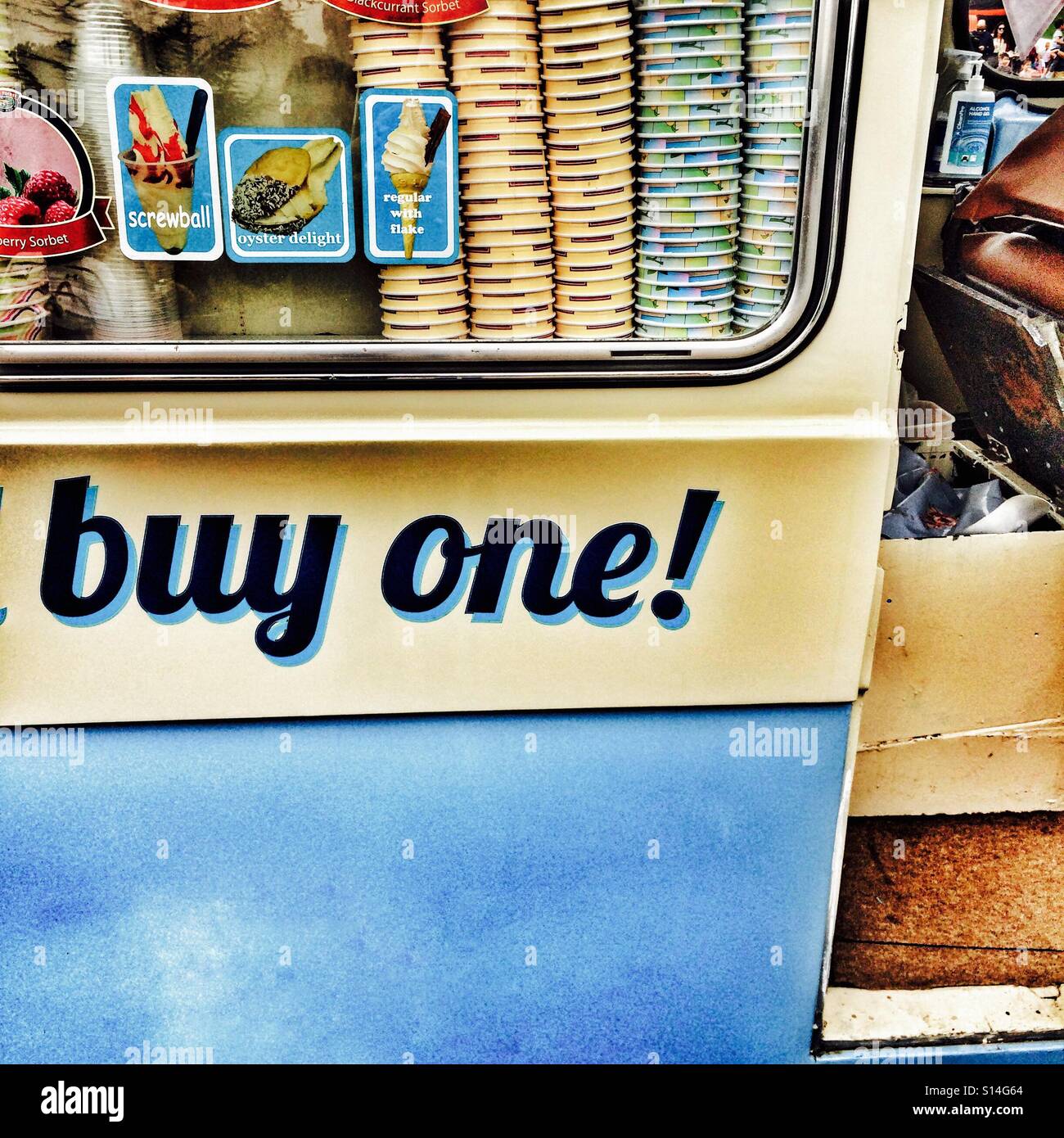 Buy One - Ice Cream Van Stock Photo