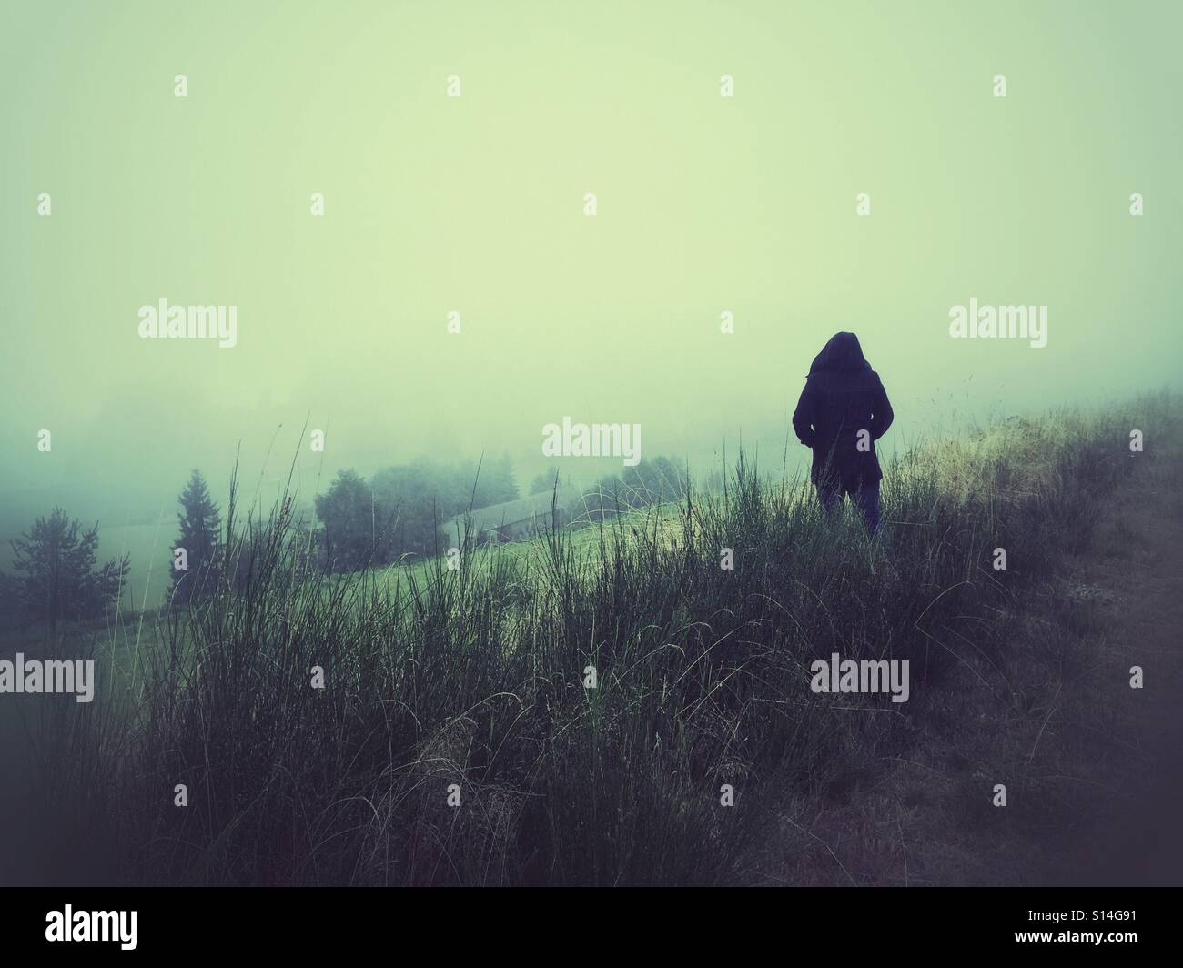 Dark thoughts - Smartphone Captured Stock Image