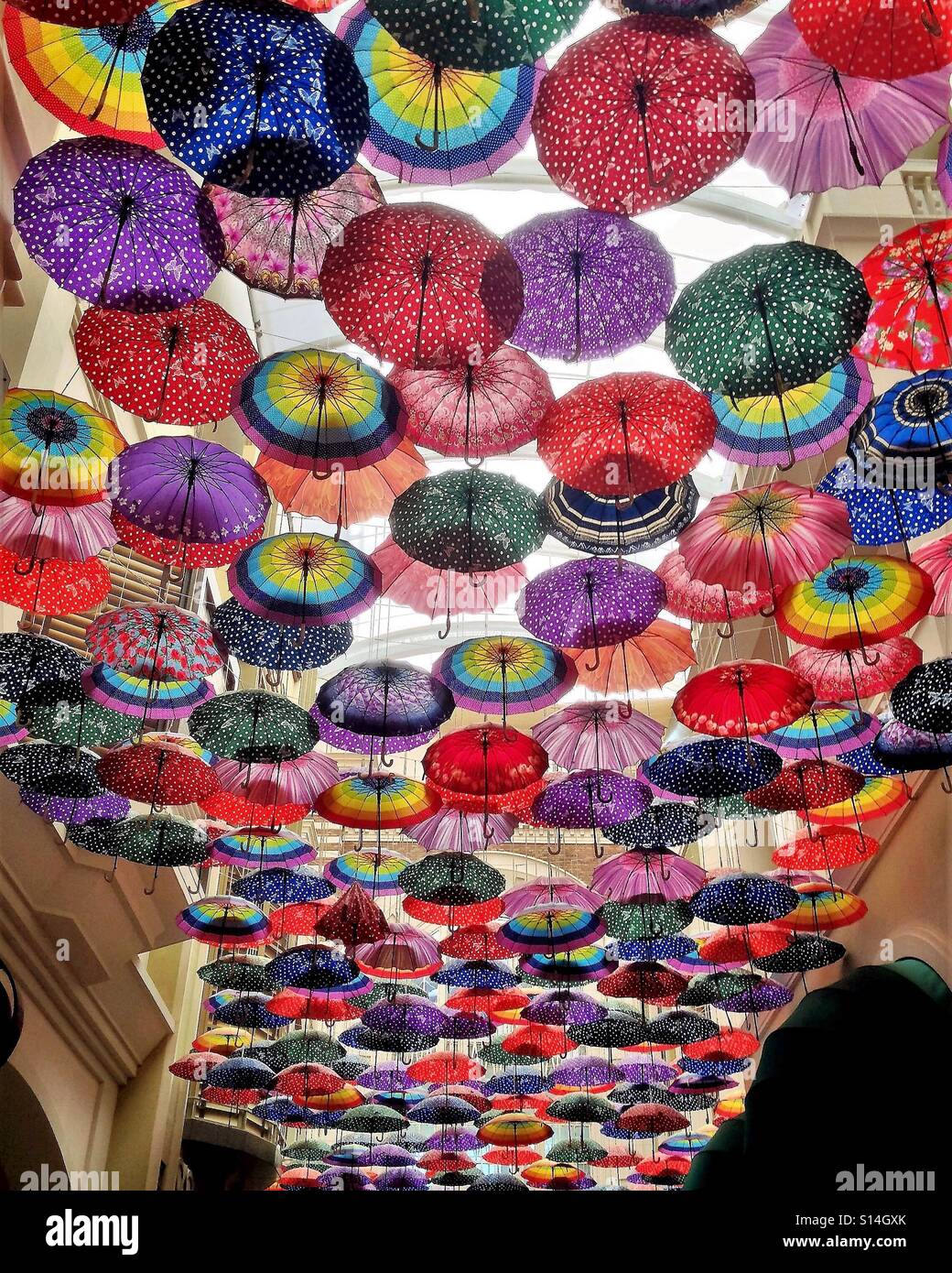 Umbrella ceiling Stock Photo Alamy