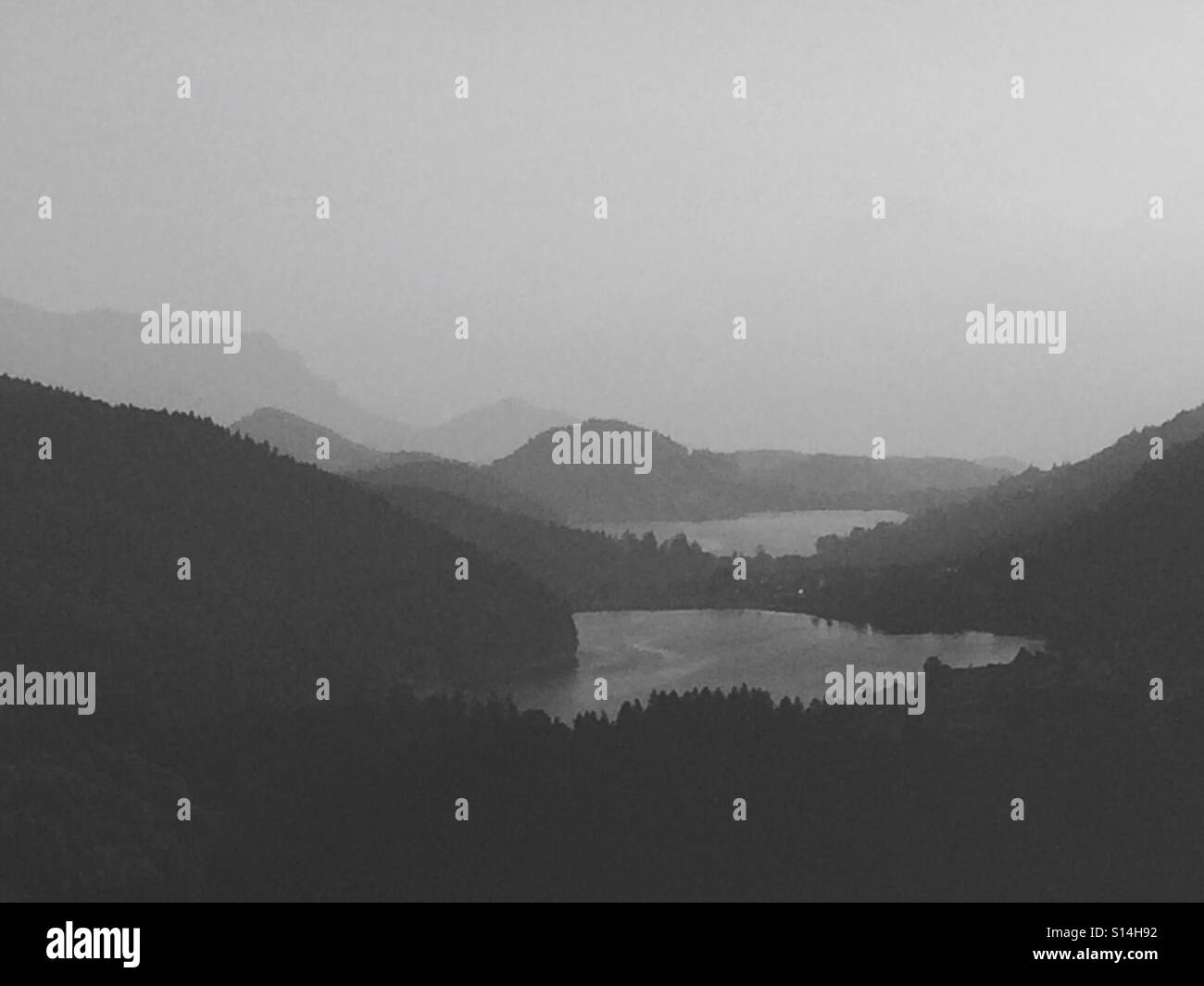 Grey mountain landscape - Smartphone Captured Stock Image