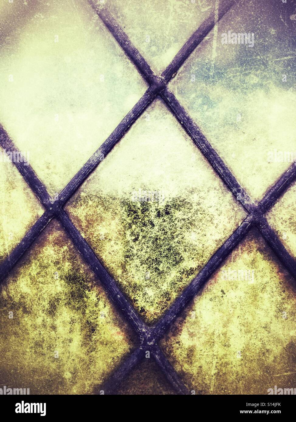 Diamond pattern stained glass window hi-res stock photography and ...