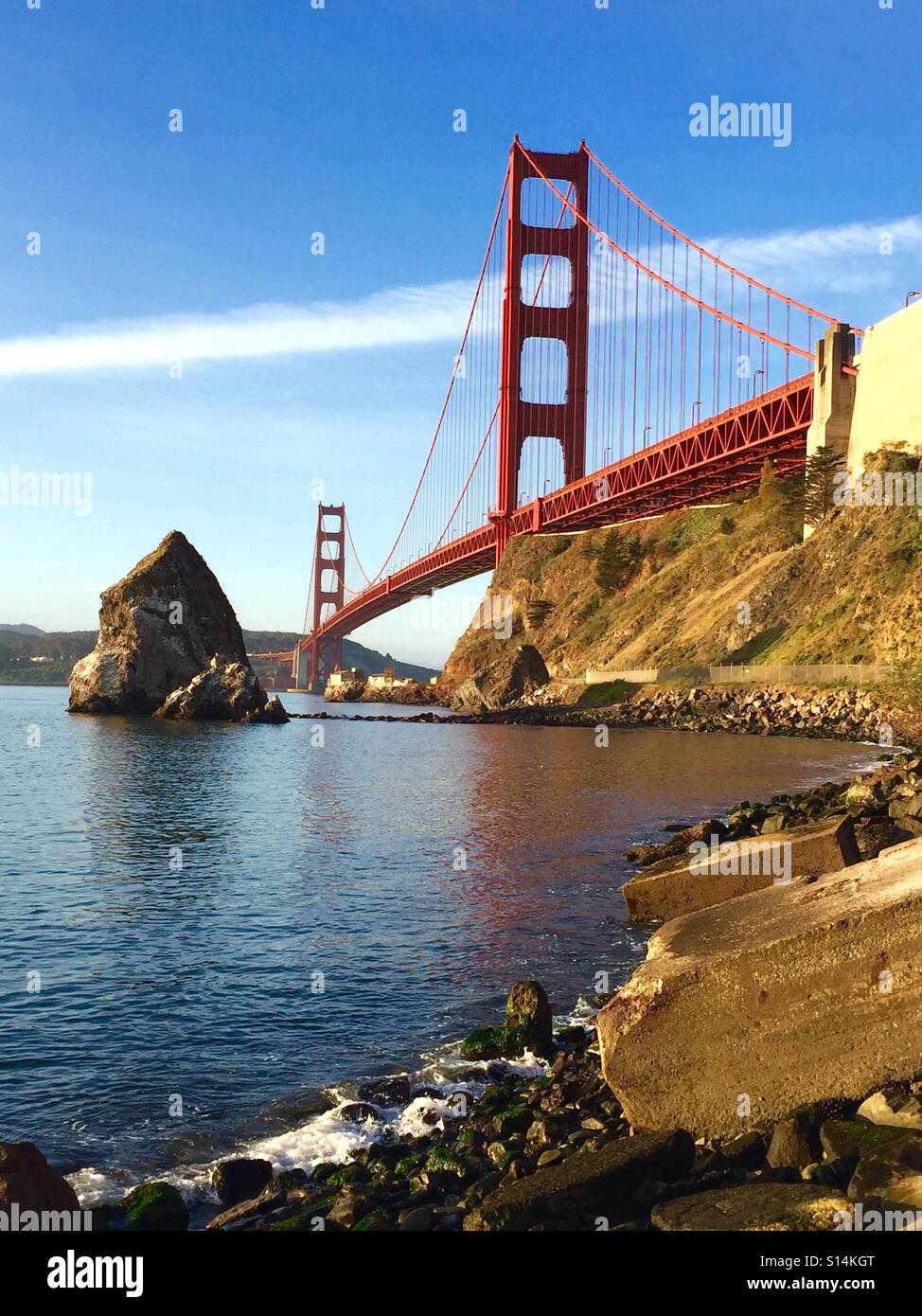 San Francisco Golden Gate Bridge. Stock Photo