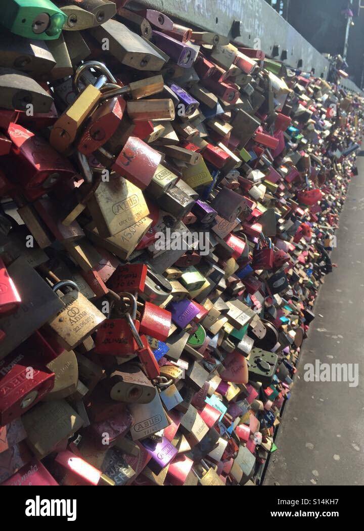 Lock bridge in Cologne Stock Photo Alamy