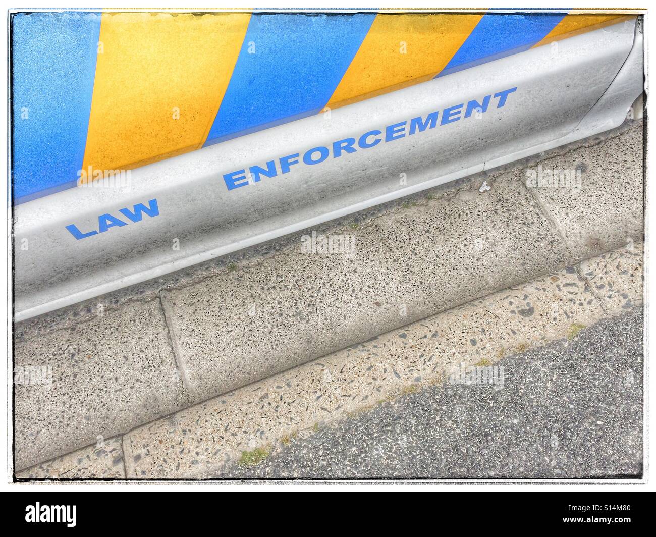 Law enforcement vehicle. - Smartphone Captured Stock Image