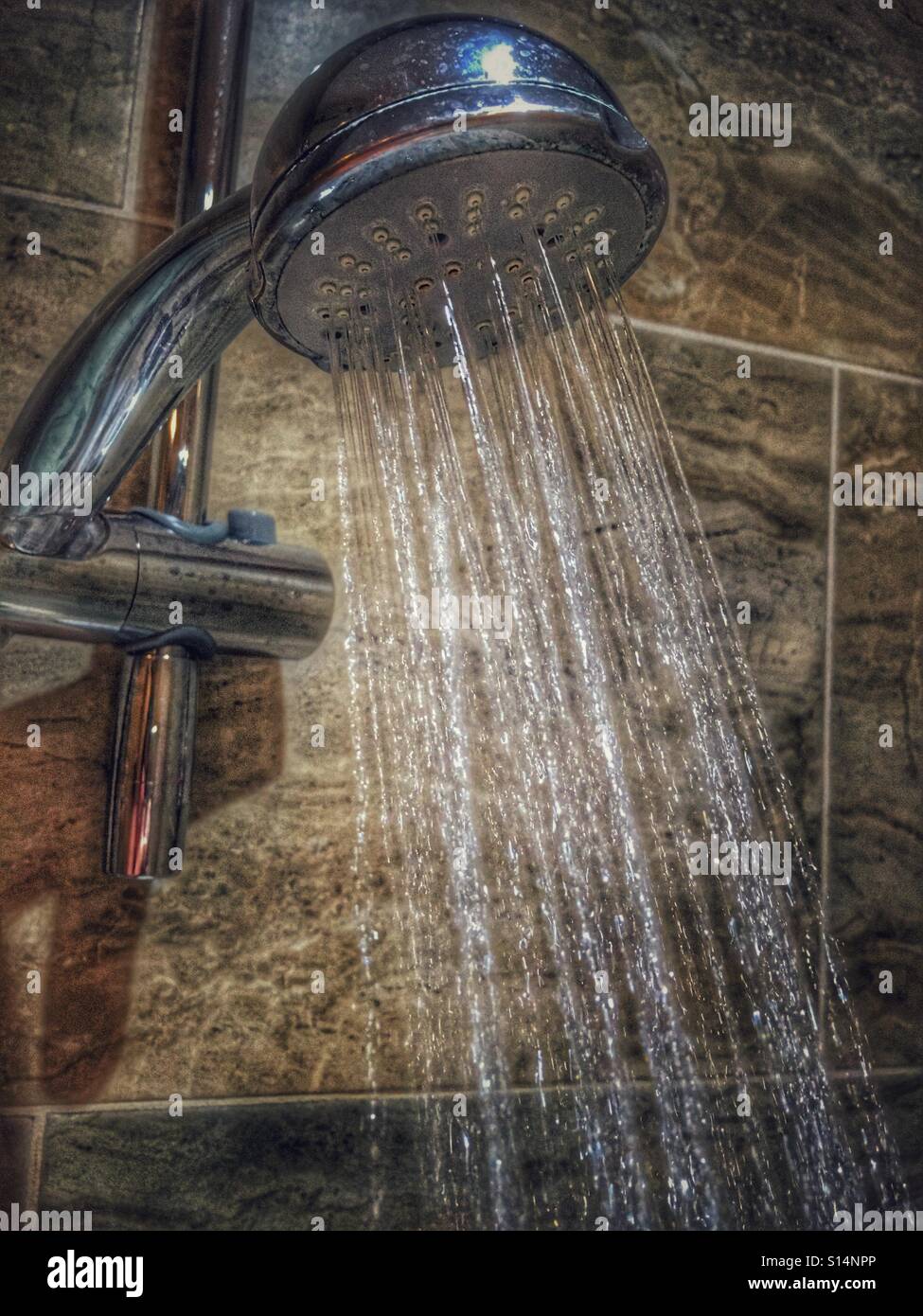 Shower, flowing water Stock Photo Alamy