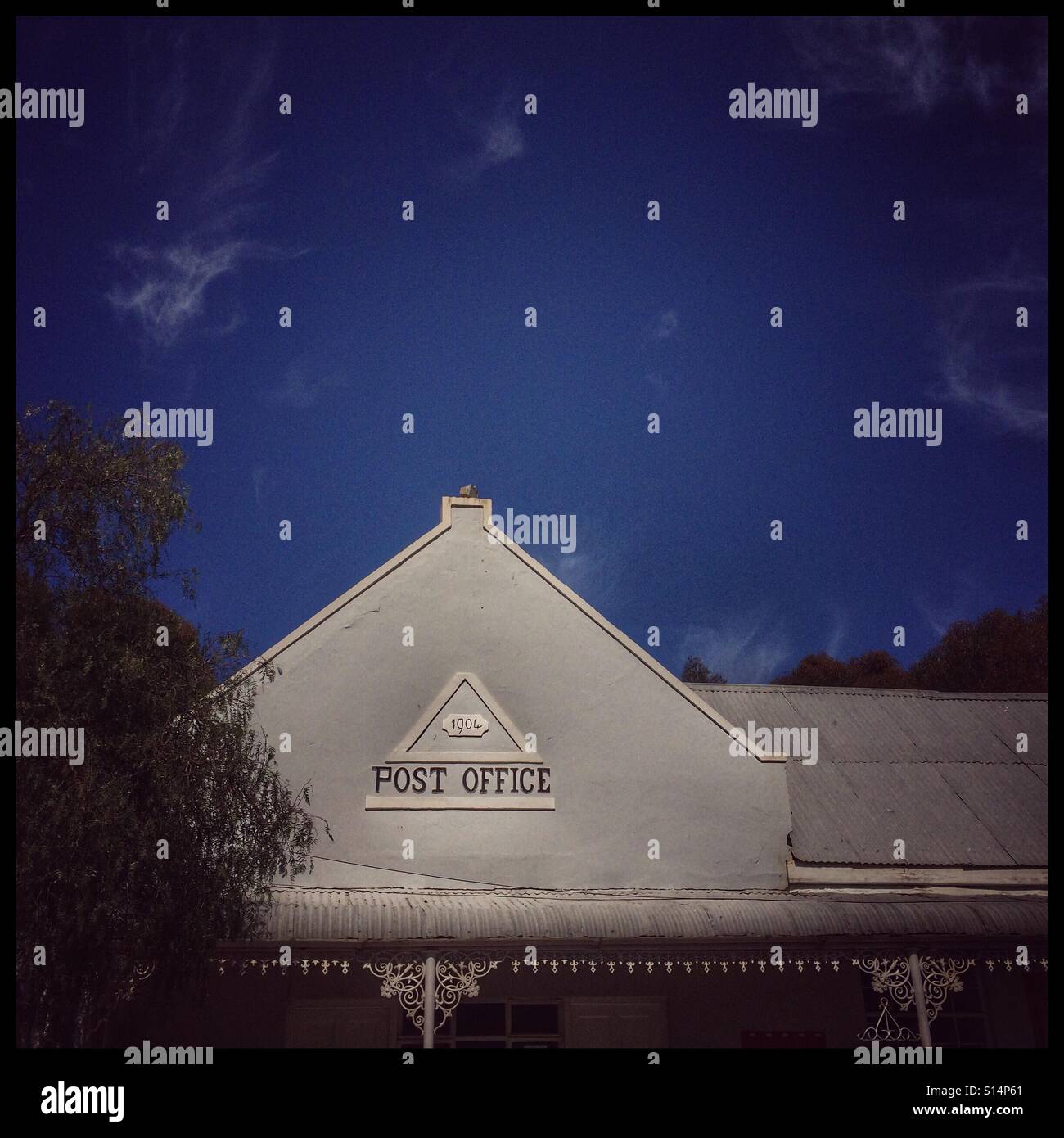 Old post office in small town of Philidelphia in the Western Cape, South Africa. - Smartphone Captured Stock Image