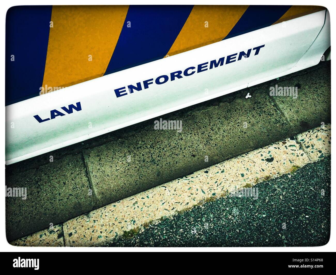 Law enforcement vehicle. - Smartphone Captured Stock Image