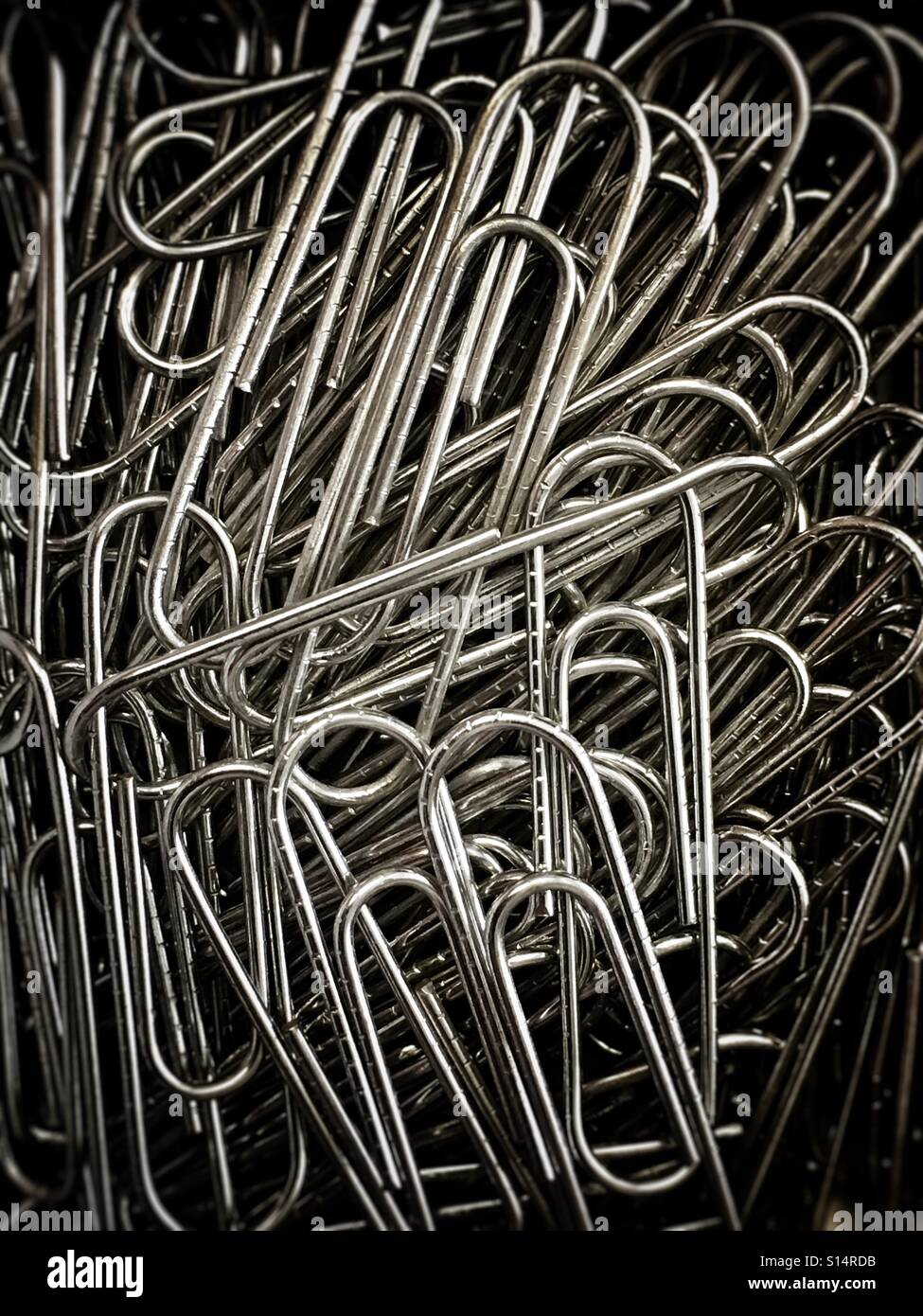Paper clips. - Smartphone Captured Stock Image