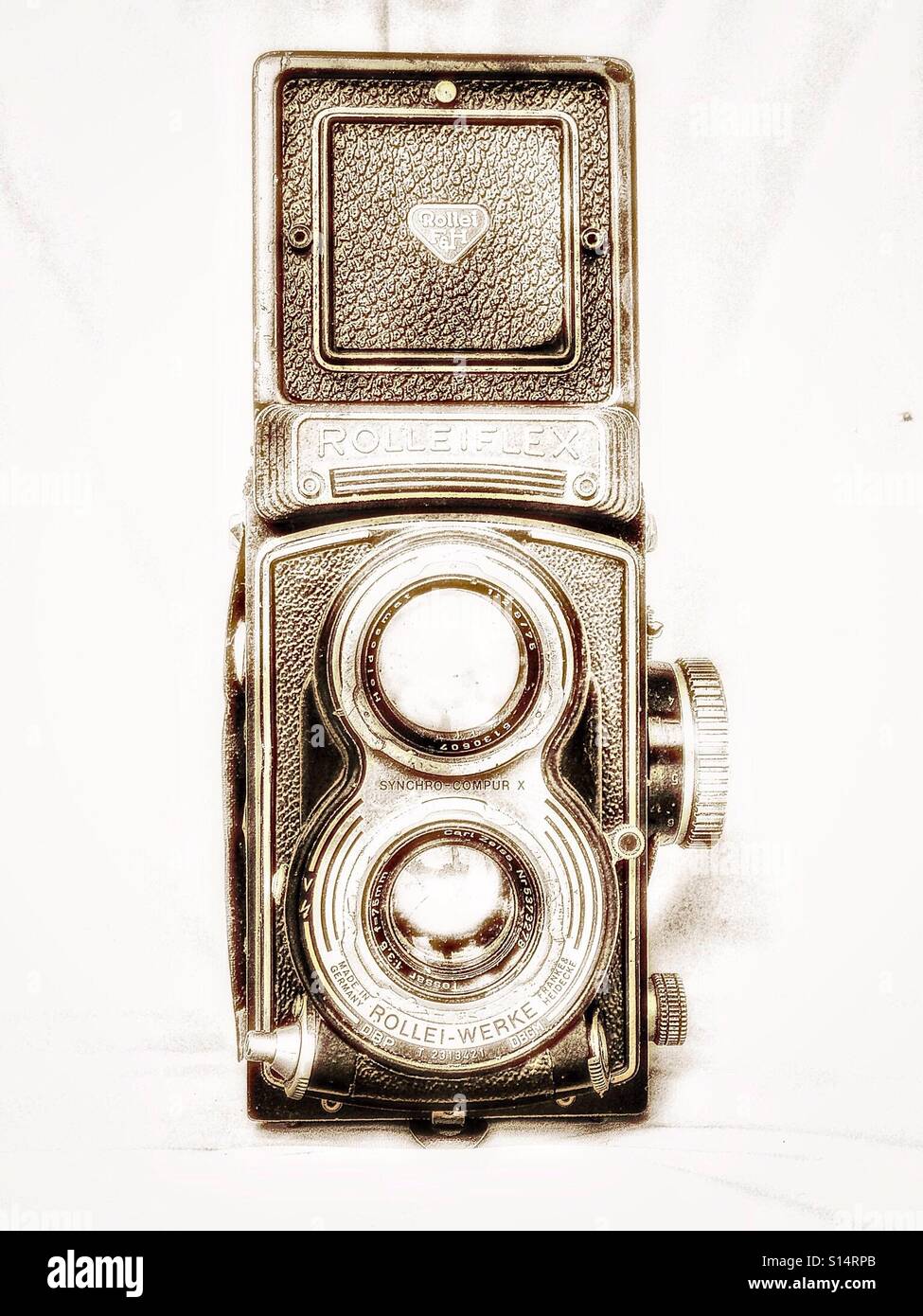 Vintage camera. - Smartphone Captured Stock Image