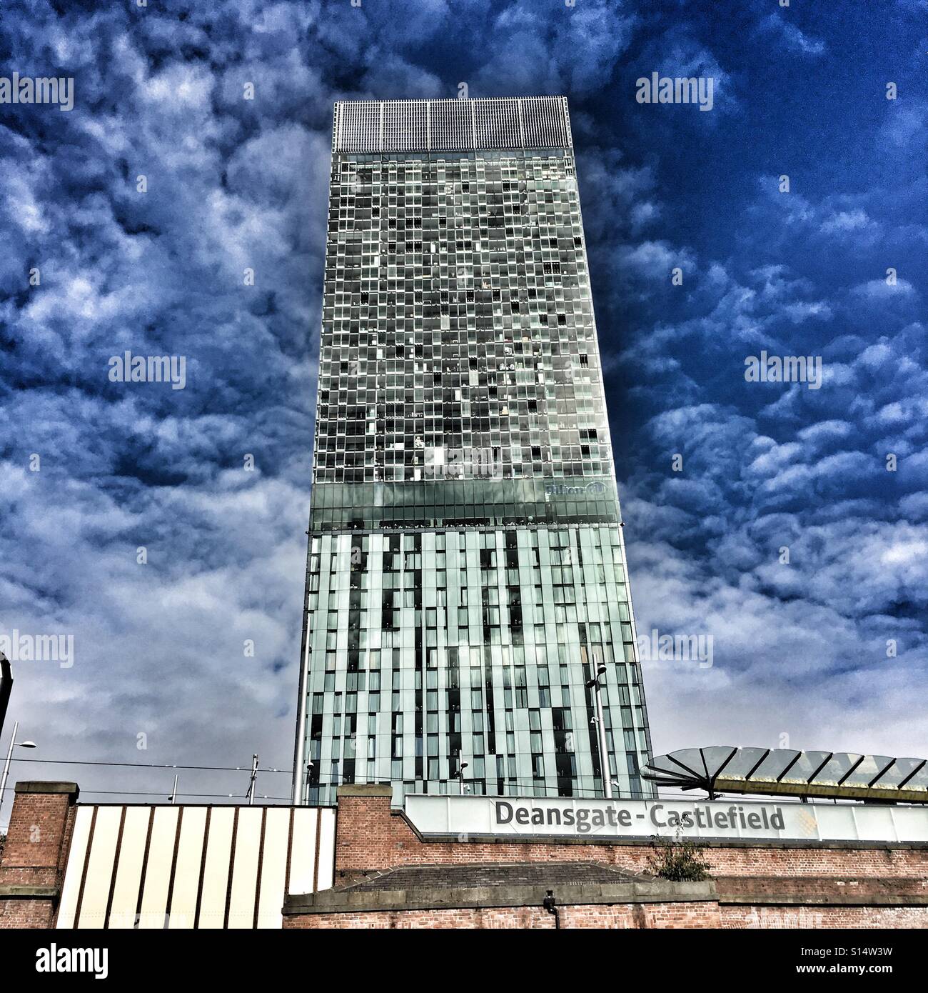 Beetham Tower Manchester Stock Photo