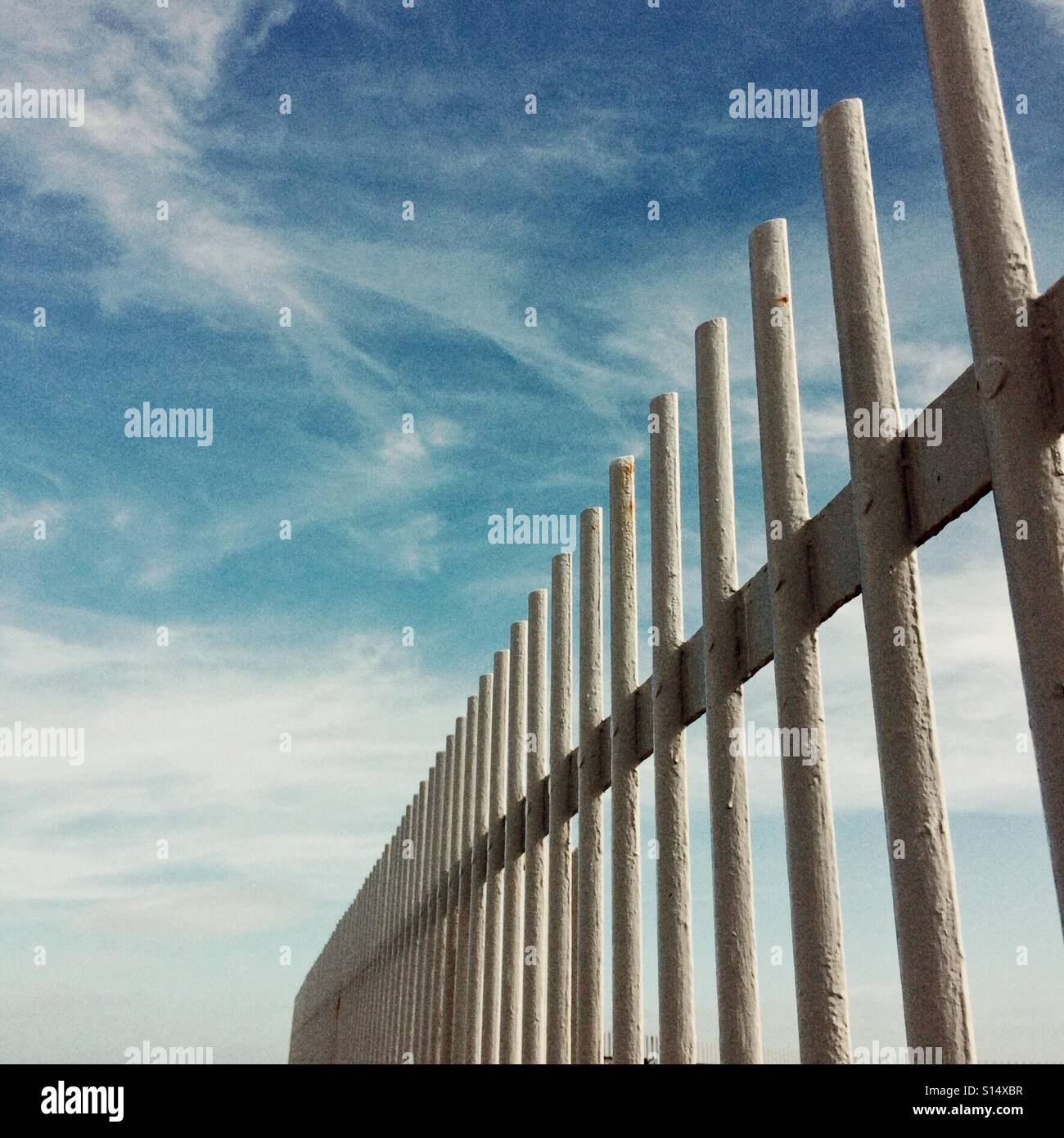 Fence detail - Smartphone Captured Stock Image