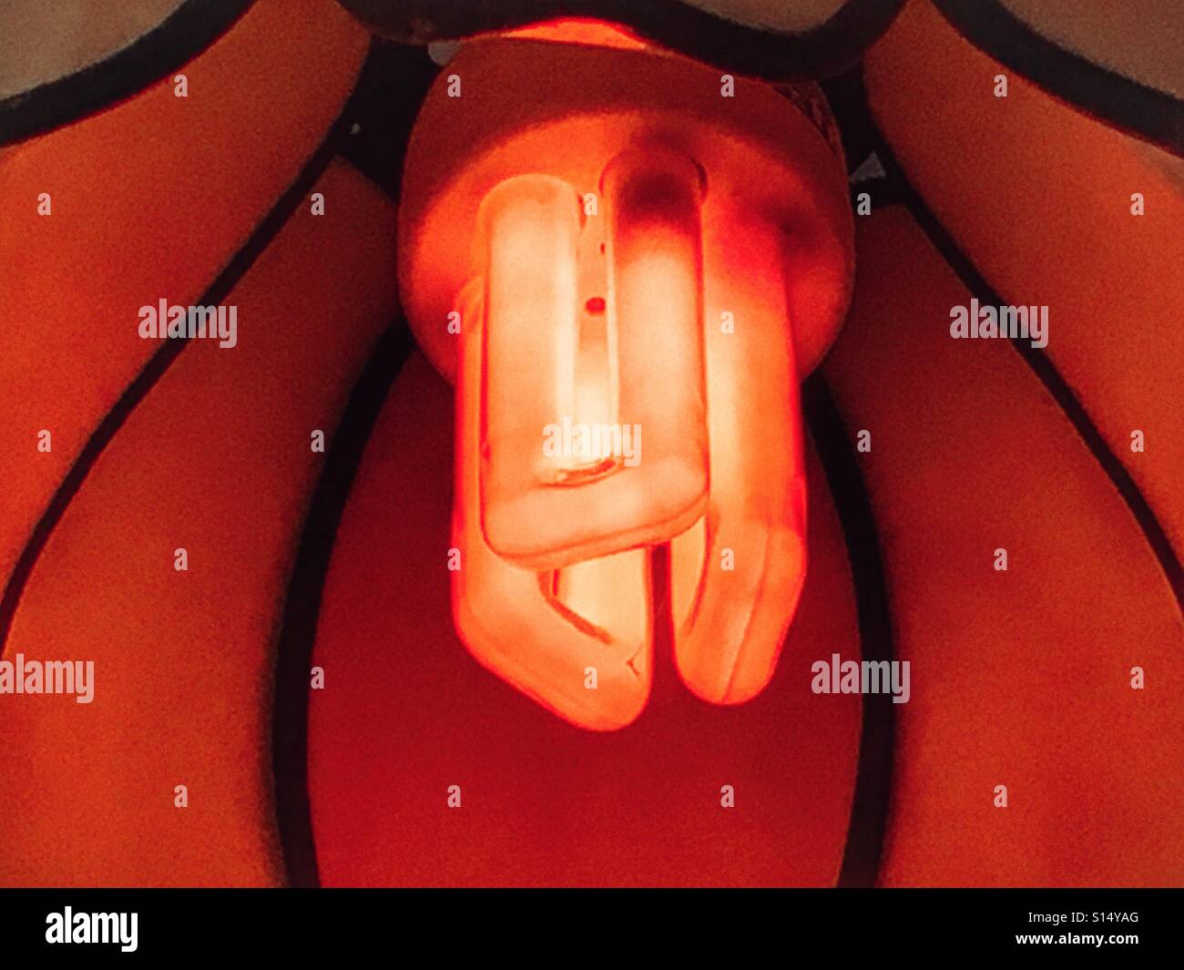 Low energy light bulb - Smartphone Captured Stock Image