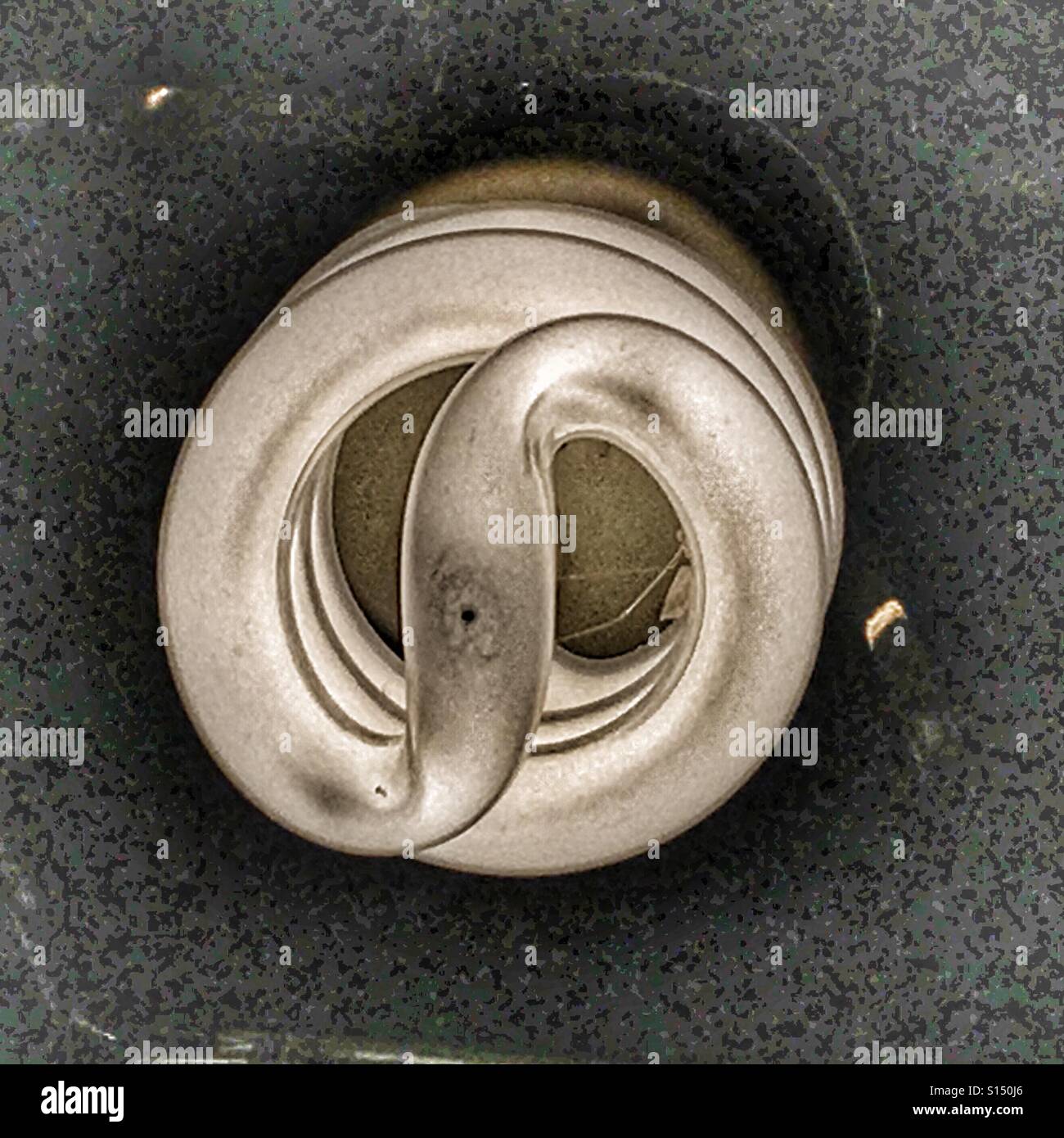 Abstract. Energy saving spiral shaped light bulb - Smartphone Captured Stock Image