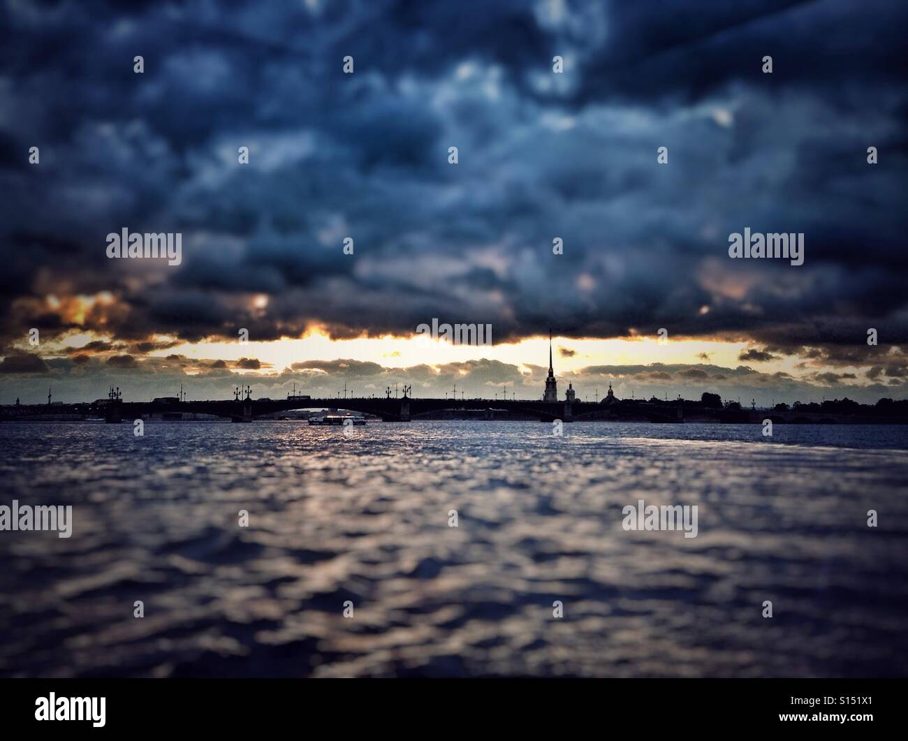 Saint-Petersburg, Russia - Smartphone Captured Stock Image