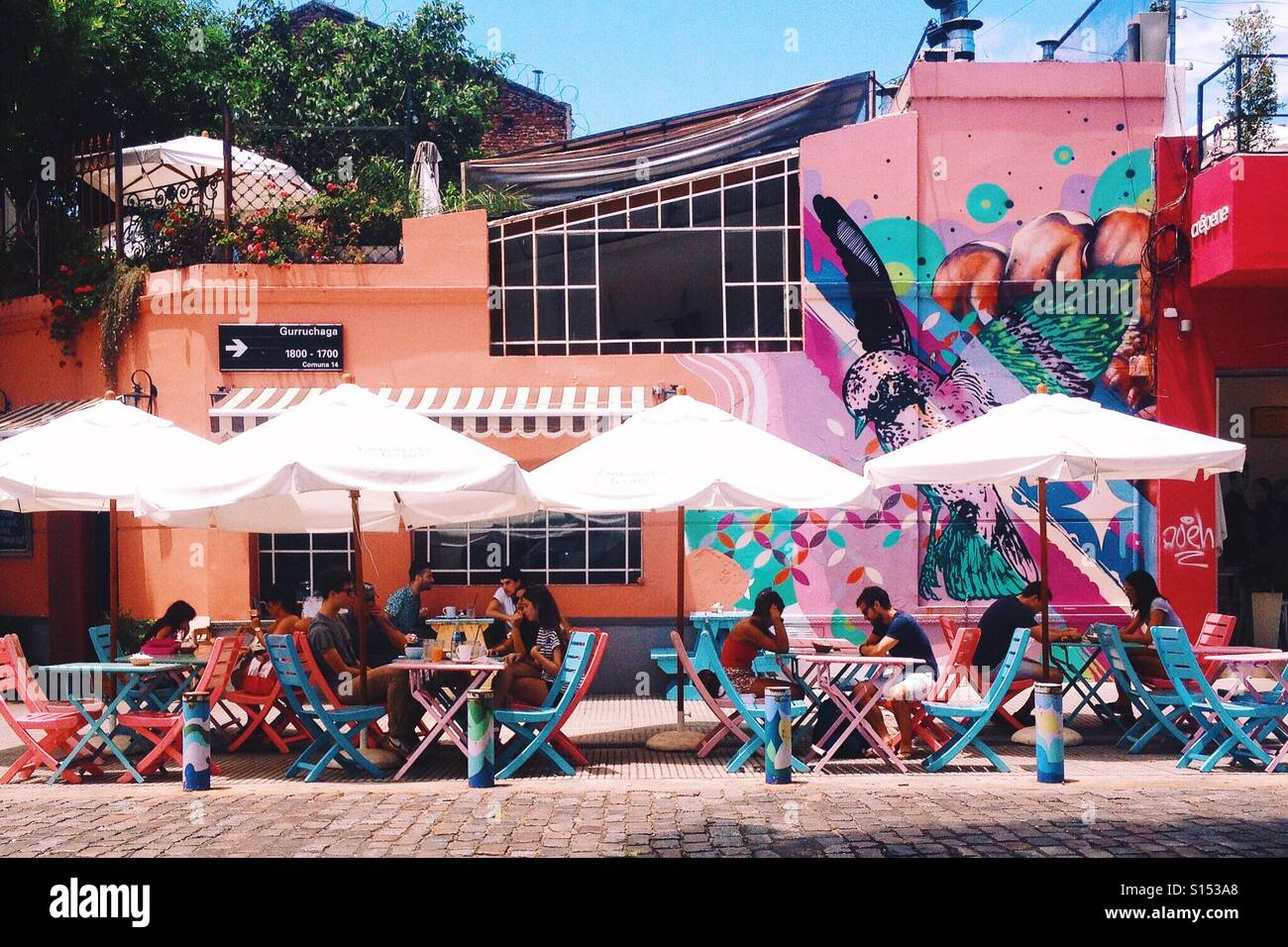 Patio cafe in palermo buenos aires hires stock photography and images Alamy