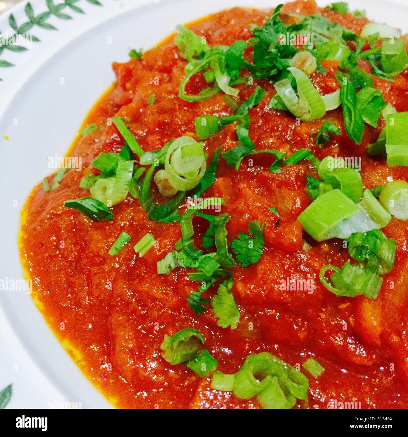 Indian chicken curry Stock Photo