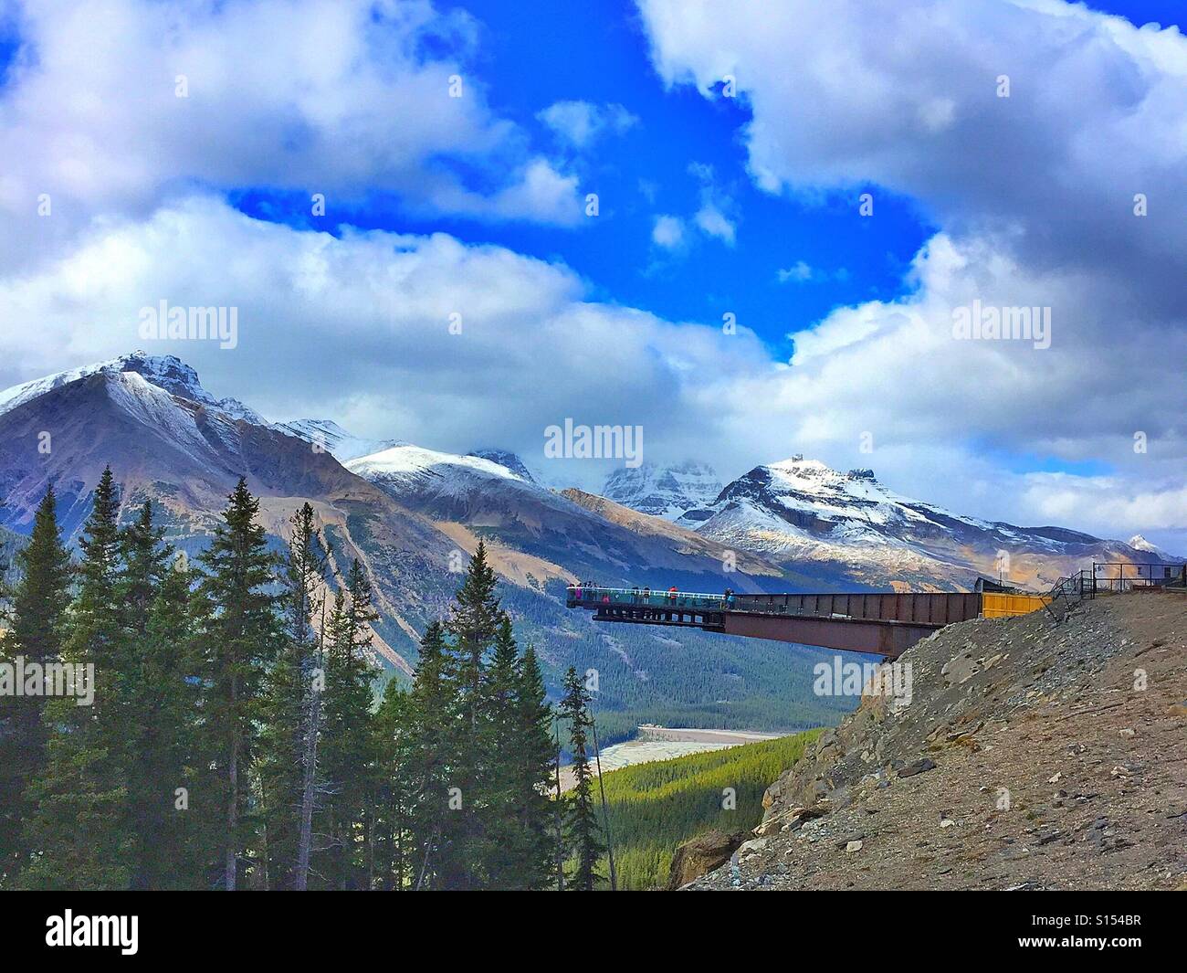 Glacier Skywalk, Jasper National Park Stock Photo Alamy