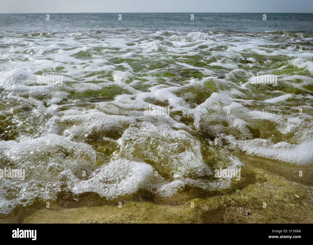 Incoming waves - Smartphone Captured Stock Image