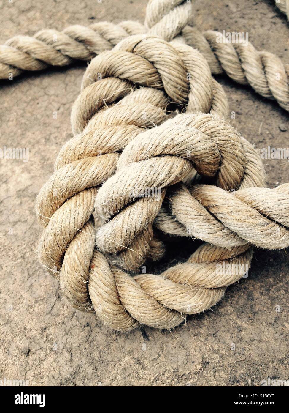 Thick rope - Smartphone Captured Stock Image