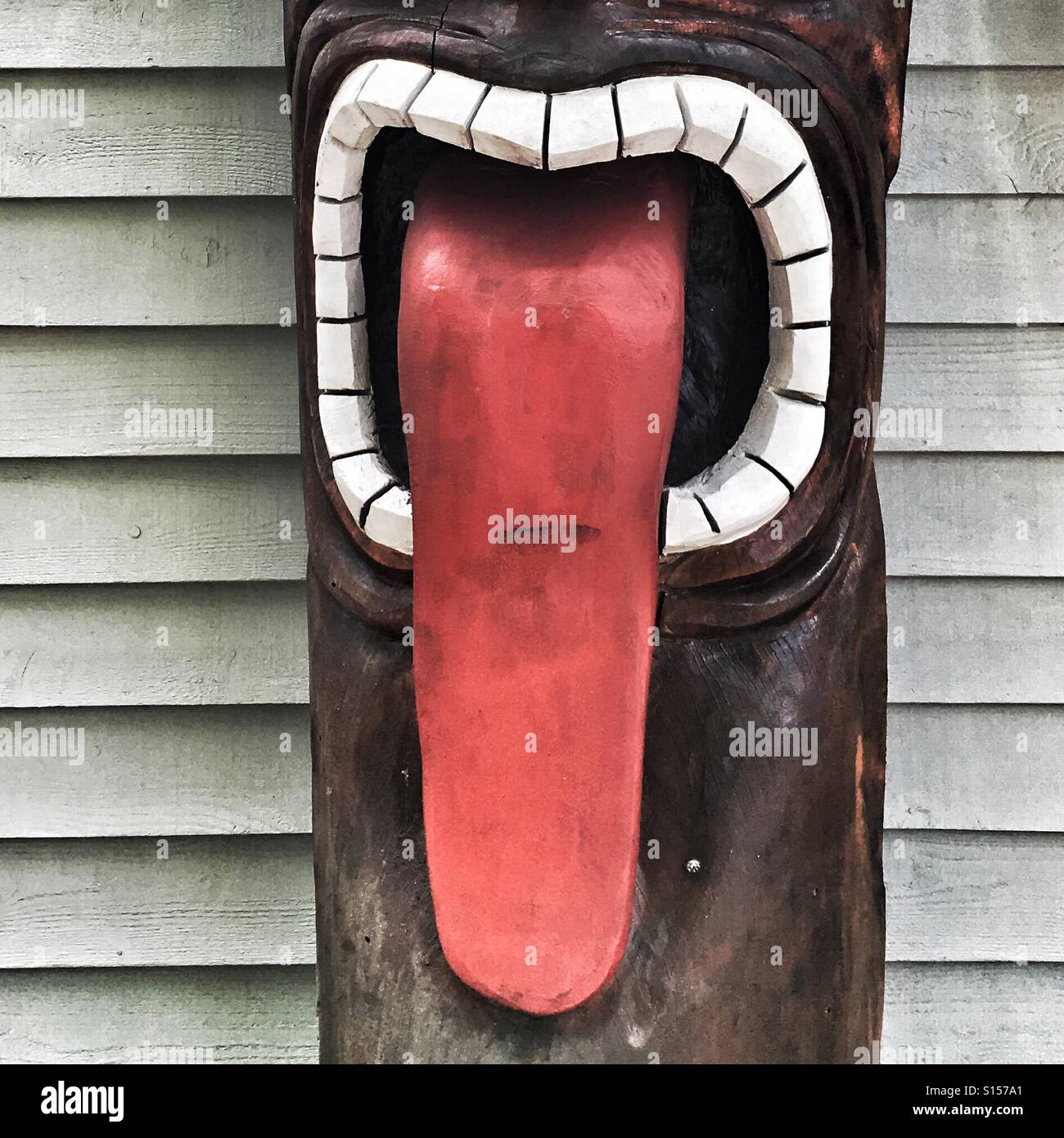 Huge tongue - Smartphone Captured Stock Image