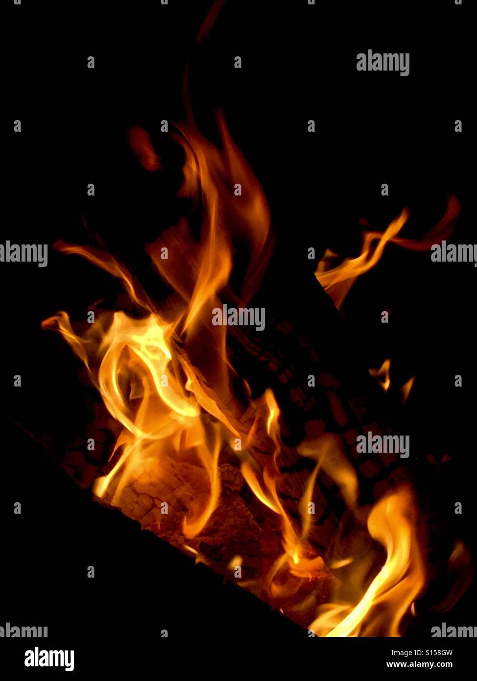 Campfire - Smartphone Captured Stock Image