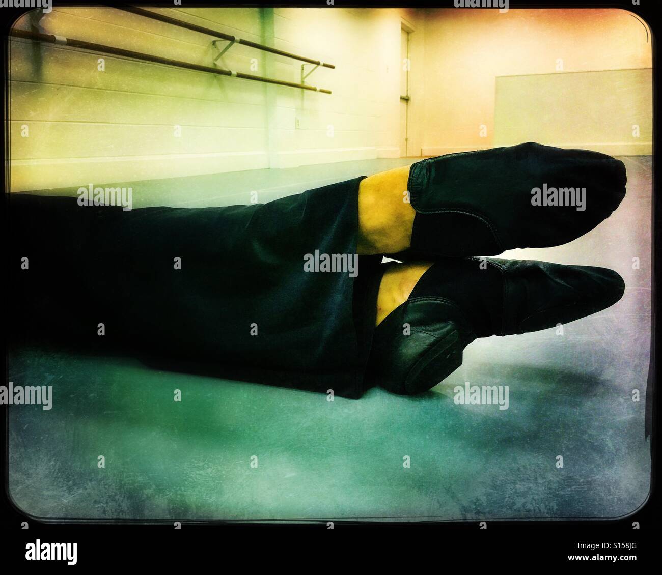 Dancer feet - Smartphone Captured Stock Image