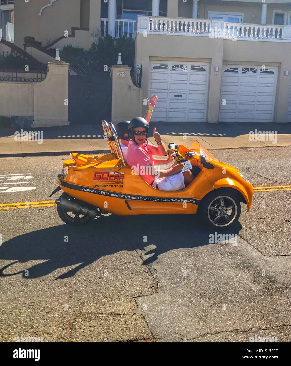 Tri-car in San Francisco - Smartphone Captured Stock Image