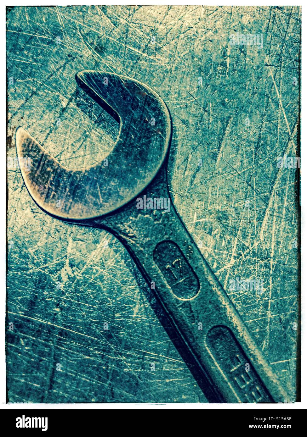 Details of a wrench - Smartphone Captured Stock Image