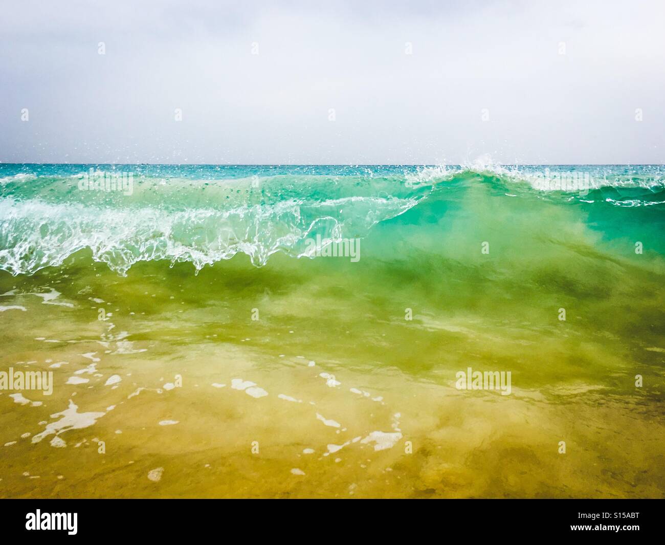 Crashing waves - Smartphone Captured Stock Image